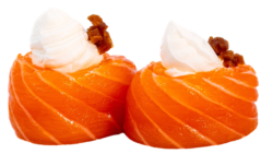 Kumo Sake japoński sushi deser w postaci słodkich chmurek z łososia (x2)